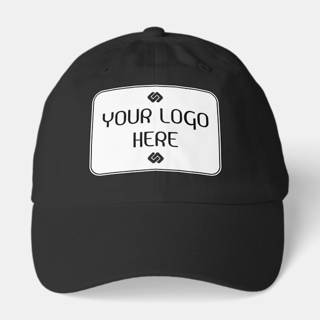 Your Logo - Rectangle - Background WHITE Hat (Front)