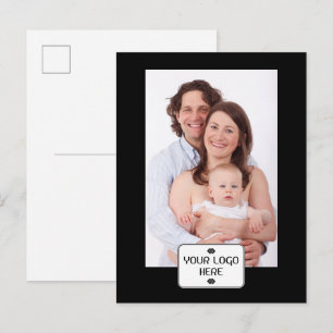 Your Logo - Rectangle - Background WHITE Postcard