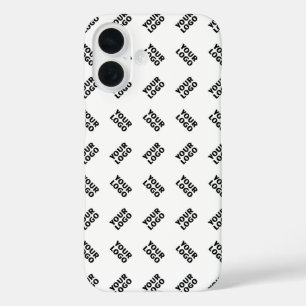 Your Logo Simple Alternating Repeating Pattern iPhone 16 Case