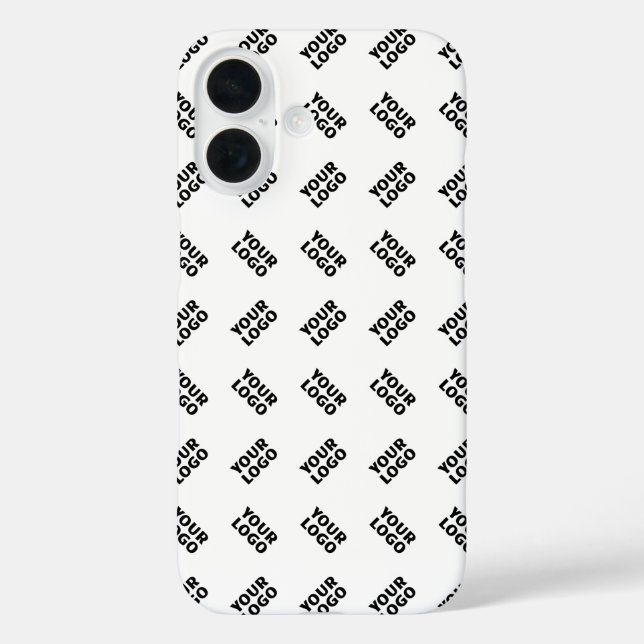 Your Logo | Simple Alternating Repeating Pattern Case-Mate iPhone Case (Back)