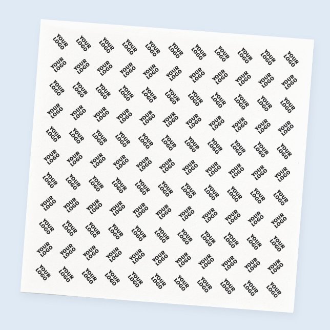 Your Logo | Simple Alternating Repeating Pattern Napkins (Creator Uploaded)