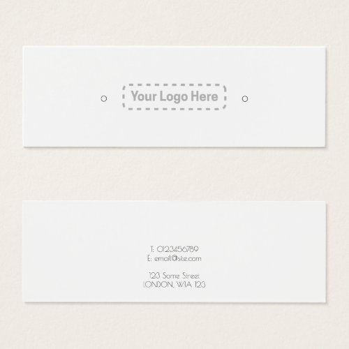 Your logo Simple earring display card