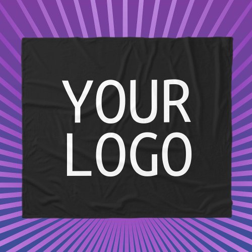 Your Logo  Simple Logo Replacement Fleece Blanket