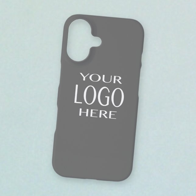 Your Logo | Simple Logo Replacement/Grey iPhone 11 Case (Creator Uploaded)