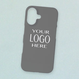 Your Logo Simple Logo Replacement/Grey iPhone 11 iPhone 16 Case