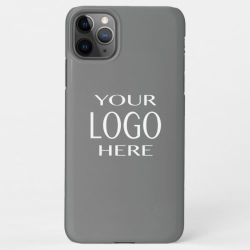 Your Logo  Simple Logo ReplacementGrey iPhone 11 iPhone 11Pro Max Case