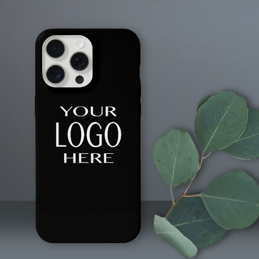 Your Logo | Simple Logo Replacement iPhone Case | Zazzle