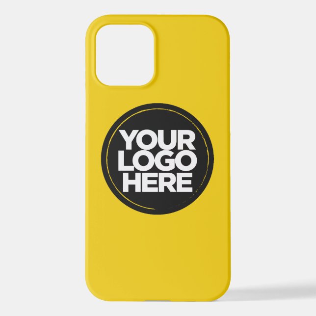 Your Logo  Simple Logo Replacement iPhone Case (Back)