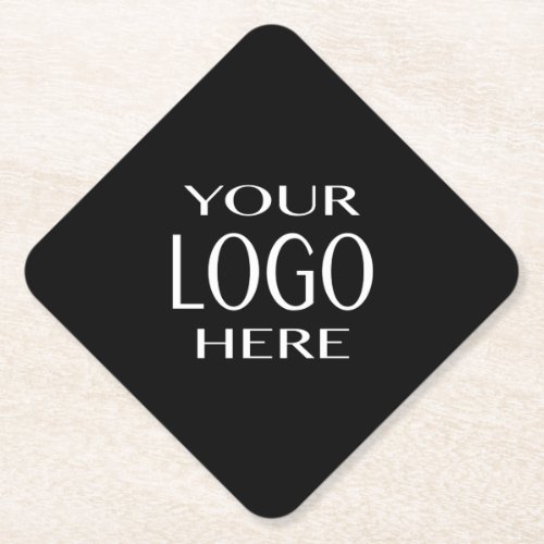 Your Logo  Simple Logo Replacement Paper Coaster