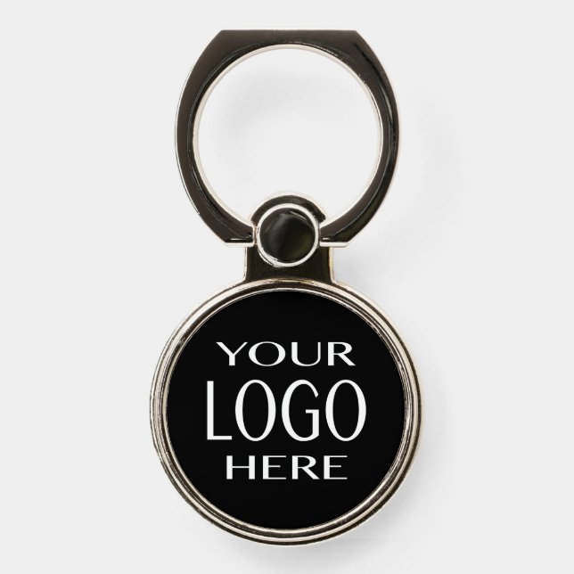 Your Logo | Simple Logo Replacement Phone Ring Stand (Front)