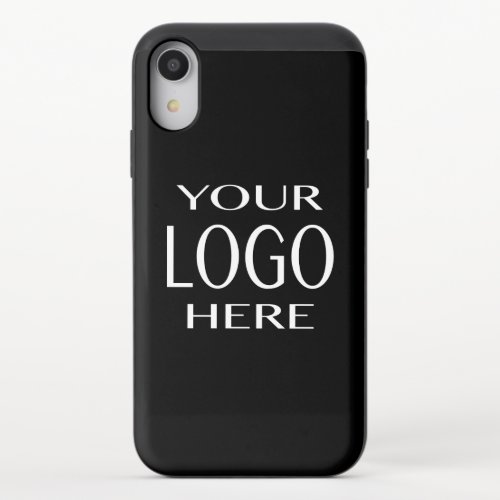 Your Logo  Simple Logo Replacement iPhone XR Slider Case