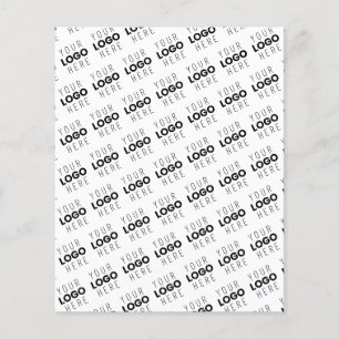 Your Logo Simple Repeating Diagonal Pattern Flyer