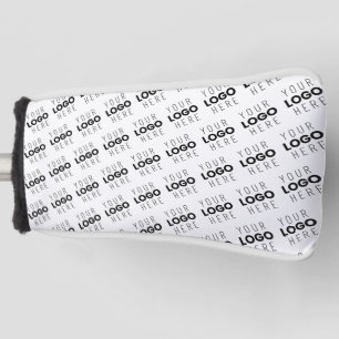 Your Logo Simple Repeating Diagonal Pattern Golf Head Cover