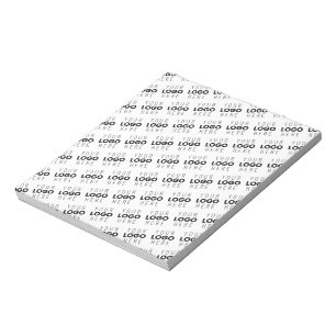 Your Logo Simple Repeating Diagonal Pattern Notepad