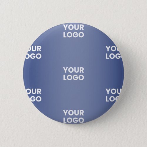 Your Logo Simple Repeating Logo Navy Blue Gradient Button