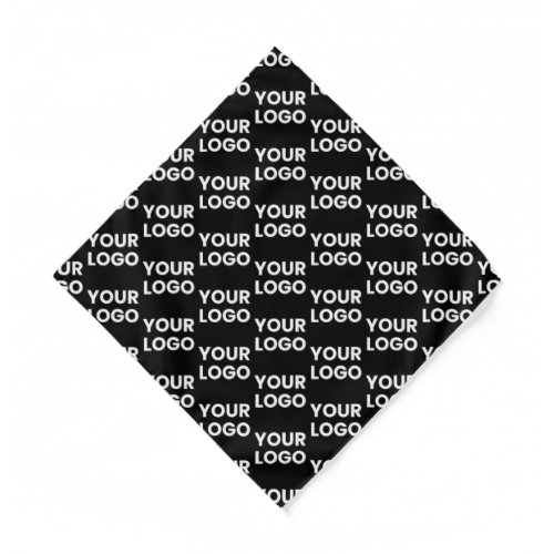 Your Logo  Simple Repeating Logo Pattern  Bandana