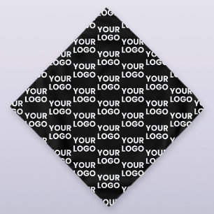 Your Logo Simple Repeating Logo Pattern Bandana