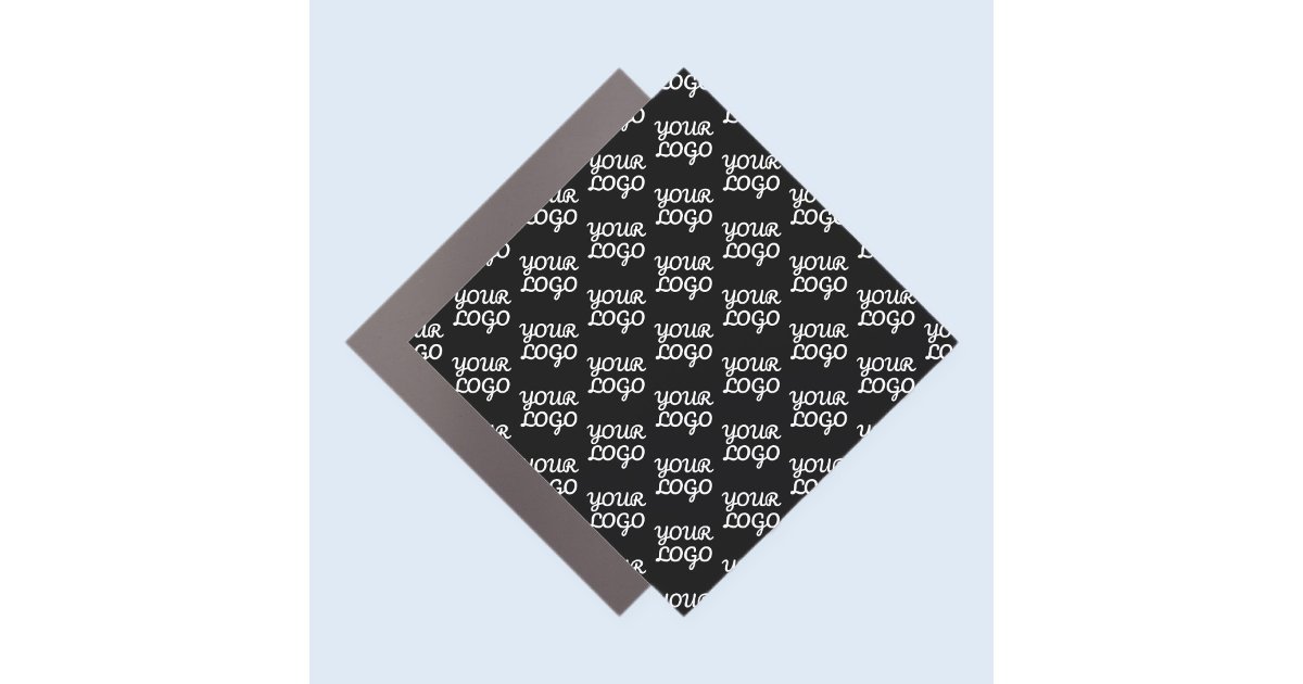 Your Logo | Simple Repeating Logo Pattern Car Magnet | Zazzle