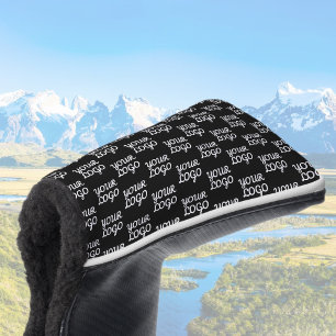 Your Logo Simple Repeating Logo Pattern Golf Head Cover