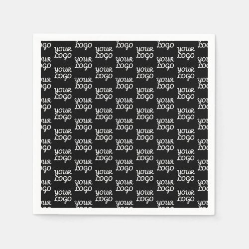 Your Logo  Simple Repeating Logo Pattern  Napkins