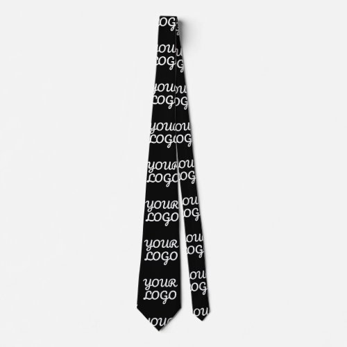 Your Logo  Simple Repeating Logo Pattern  Neck Tie