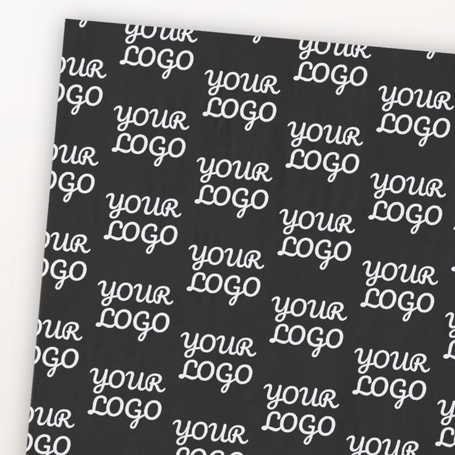 Your Logo | Simple Repeating Logo Pattern  Tissue Paper (Creator Uploaded)