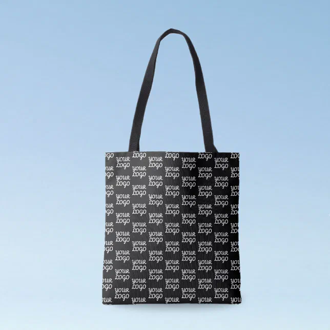 Your Logo Simple Repeating Logo Pattern Tote Bag