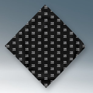 Your Logo   Simple Repeating Logo Replacement Bandana