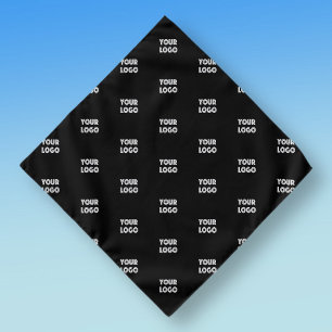 Your Logo Simple Repeating Logo Replacement Bandana