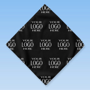 Your Logo Simple Repeating Logo Replacement Bandana