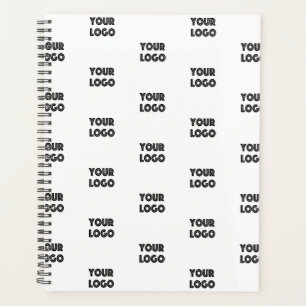 Your Logo Simple Repeating Logo   White Planner