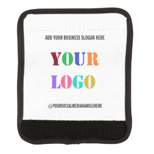 Your Logo Social Media Branded Luggage Handle Wrap