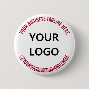 Your Logo Social Media Promotional Button Example