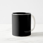 Your Logo Special Colors Black Mugs Template (Front Right)