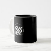 Your Logo Special Colors Black Mugs Template (Front Left)