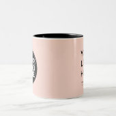 Your Logo Special Colors Golden Hour pink Two-Tone Coffee Mug (Center)