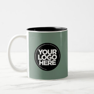Your Logo Special Colors Sage Green Mugs Template