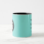 Your Logo Special Colors Turquoise Mugs Template (Center)