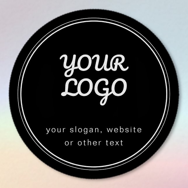 Your Logo Stylish Editable Black & White Design Patch (Creator Uploaded)
