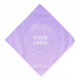 Your Logo   Subtle Lavender Ombre Gradient Bandana