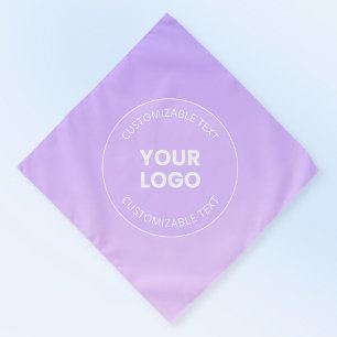 Your Logo   Subtle Lavender Ombre Gradient Bandana