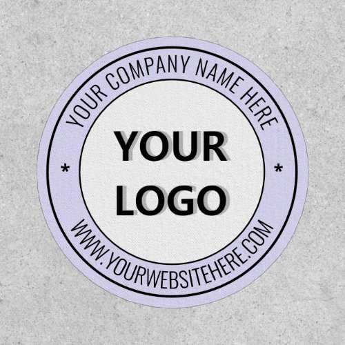 Your Logo Text and Colors Promotional Patch