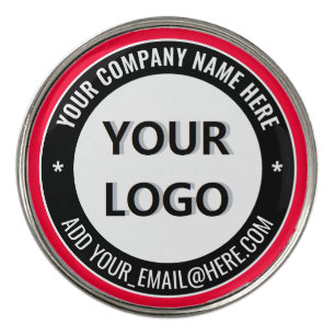 Your Logo Text Branded Golf Ball Marker Template