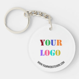 Your Logo Text Business Promotional Keychain