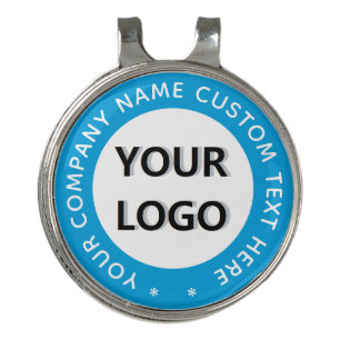 Your Logo Text Golf Hat Clip Ball Marker Template