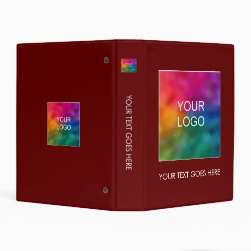 Your Logo Text Here Elegant Modern Customer Mini Binder