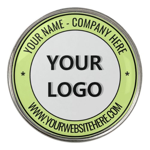 Your Logo Text Name Color Promotional Personalized Golf Ball Marker