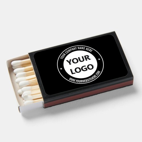 Your Logo Text Promotional Business Personalized Matchboxes