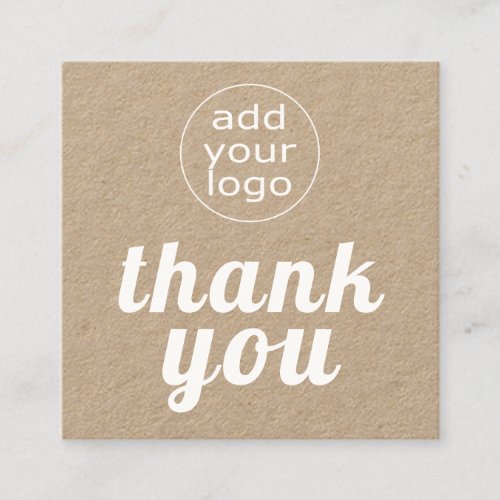 Your logo thank you for your business Insert