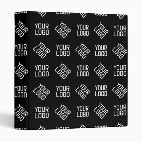 Your Logo  Unique Alternating Logo or Design 3 Ring Binder